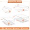 Sorbus 15 Pack Clear Plastic Storage Bins for Shelves with Handle